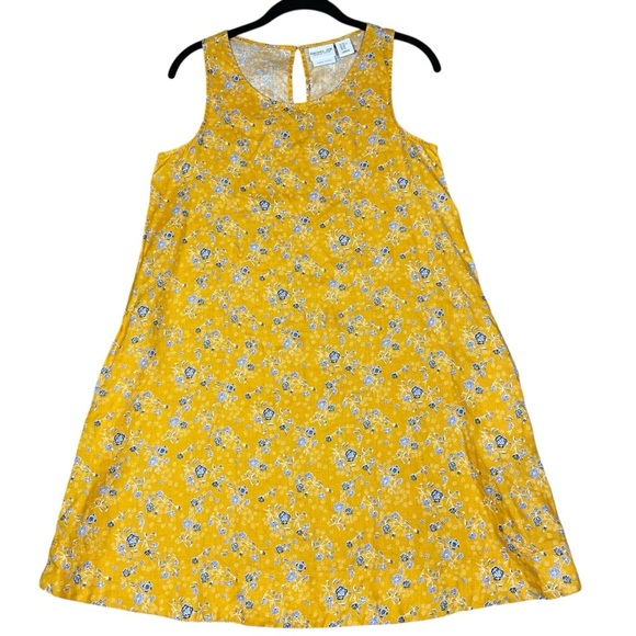 Rachel Zoe Linen Floral Summer Vacation Casual Date Night Dress - Size XS - Picture 1 of 16